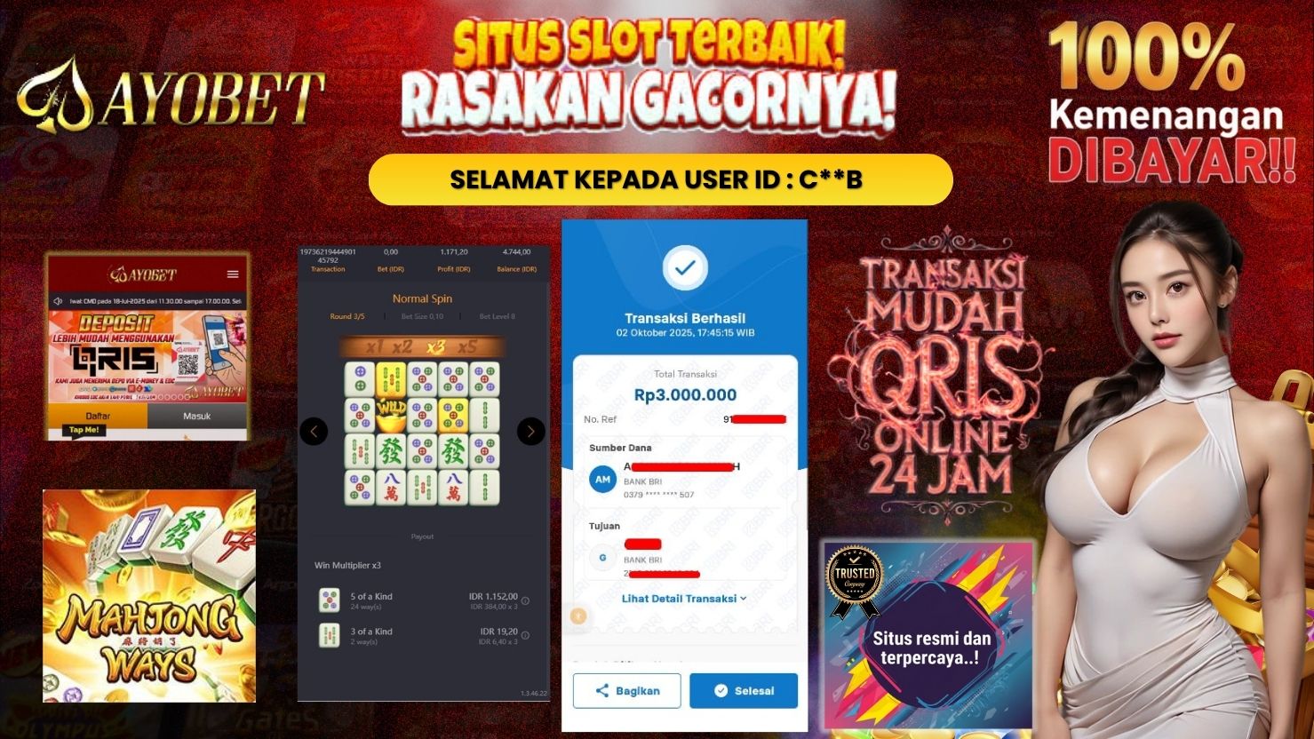 AYOBET JACKPOT SLOT MAHJONG WAYS